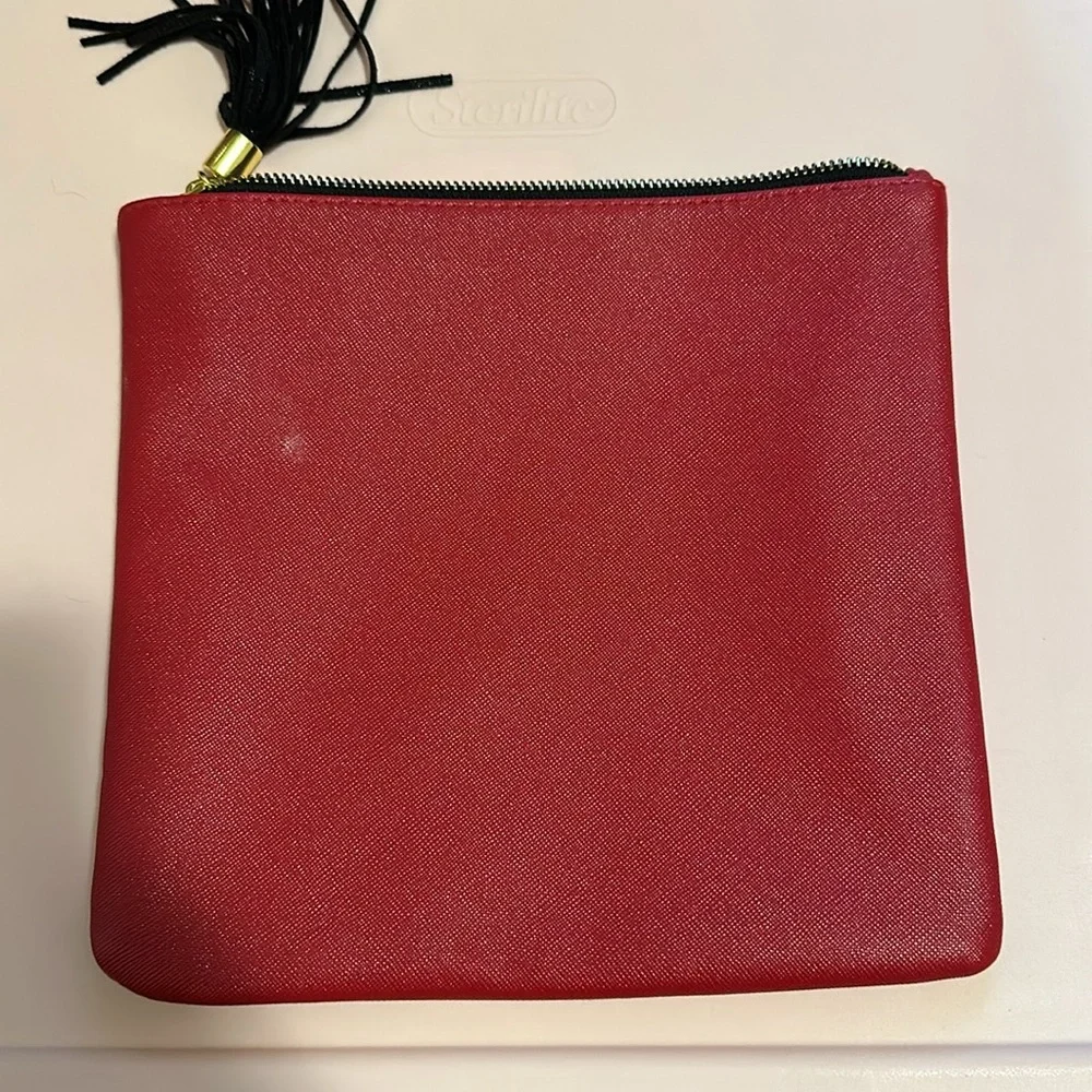 Faux Leather Makeup Bag - Picture 3 of 3
